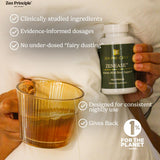 Zen Principle Zenease bottle with a measuring spoon