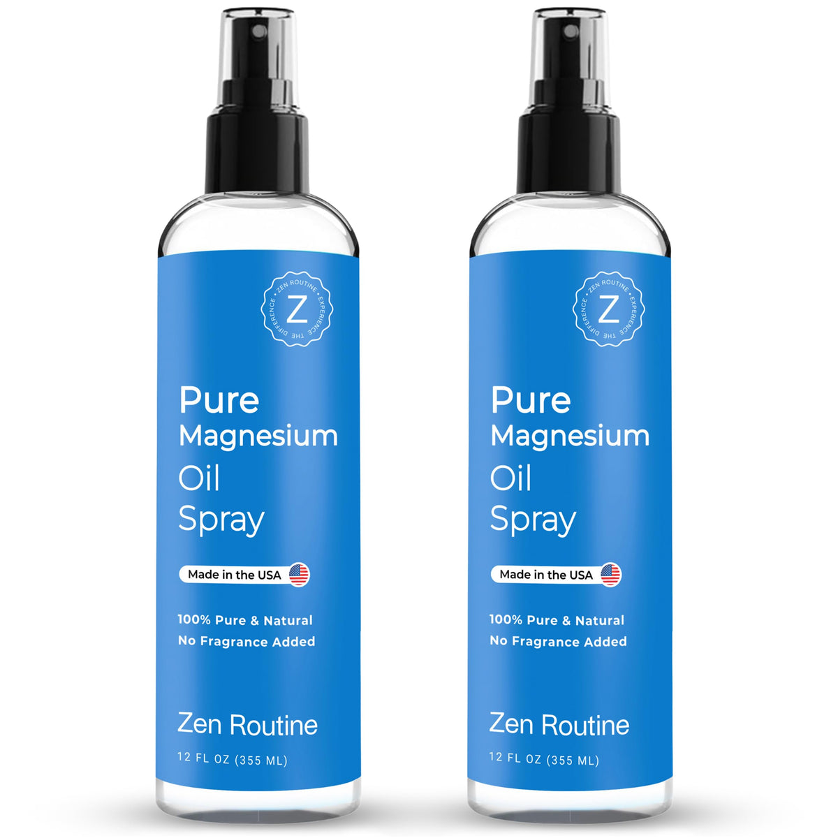 Zen Routine Magnesium Spray 2-Pack front view