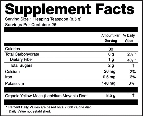 Zen Spirit Premium Maca Powder on a kitchen counter