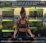 Zen Spirit Premium Maca Powder packaging side view