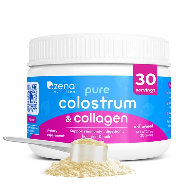 Zena Nutrition Colostrum Collagen Powder 150g front view