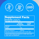 Zena Nutrition Pure Colostrum Powder back view with ingredient list