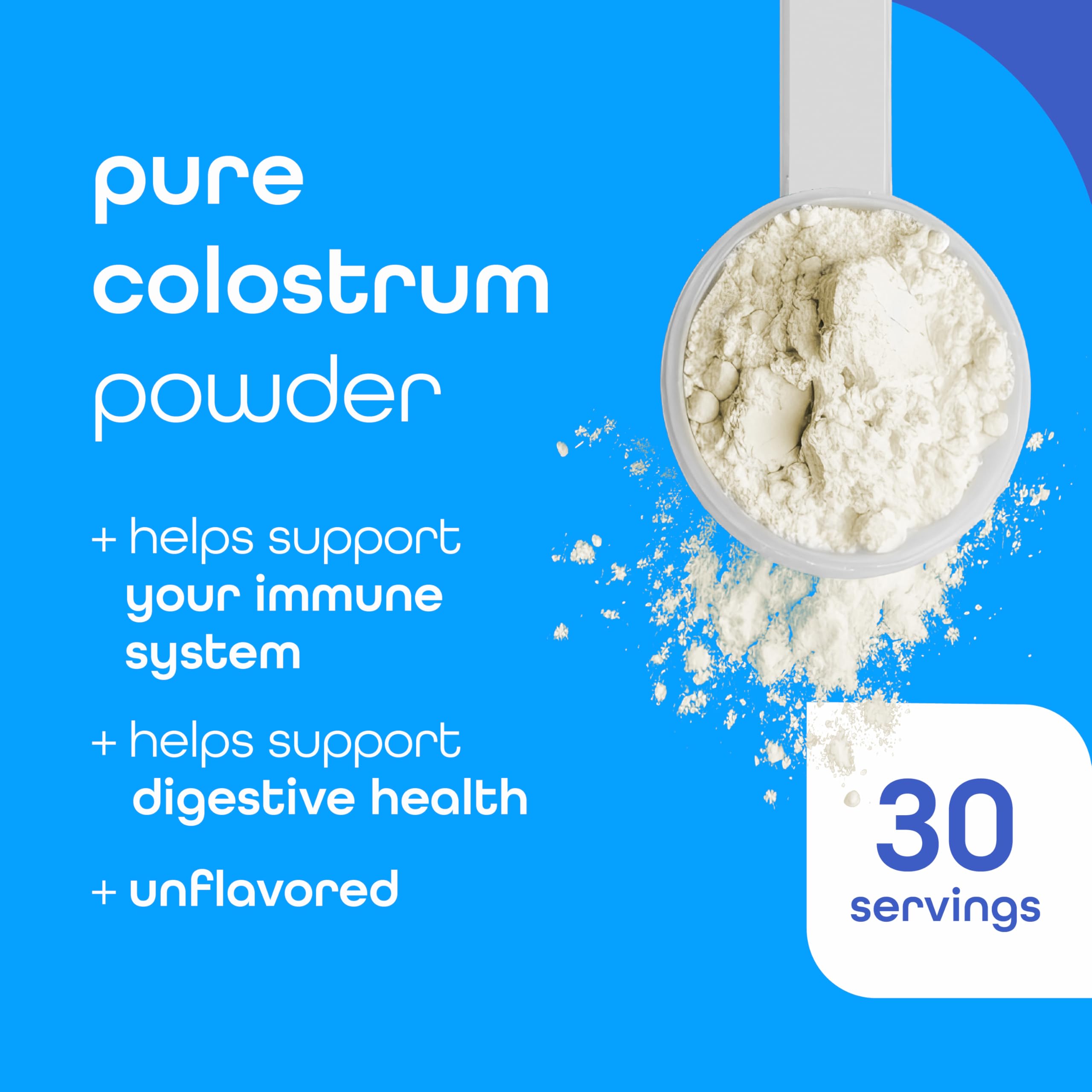 Zena Nutrition Pure Colostrum Powder packaging side view