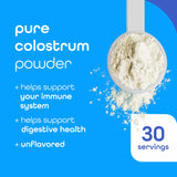 Zena Nutrition Pure Colostrum Powder packaging side view