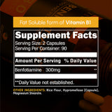 Zenavea Benfotiamine 300mg capsules close-up