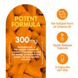 Zenavea Benfotiamine 300mg supplement side view