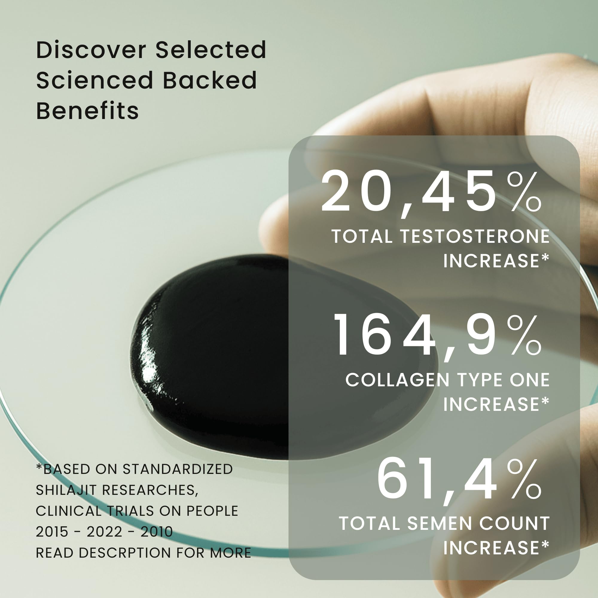 zenbioni Natural Himalayan Shilajit Resin packaging details