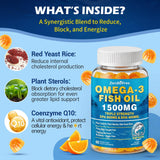 ZenBofres Omega-3 Fish Oil Gummies on a kitchen counter