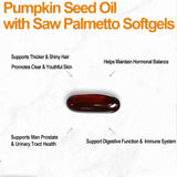 Zenbora Pumpkin Seed Oil 399g bottle with a pouring shot