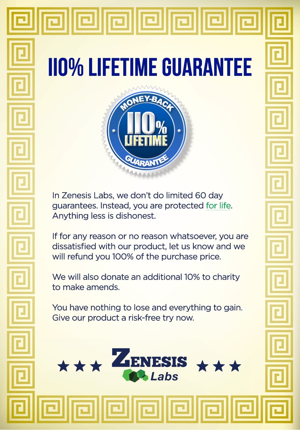 Zenesis Labs Multi-Enzymes Supplement 68g back view