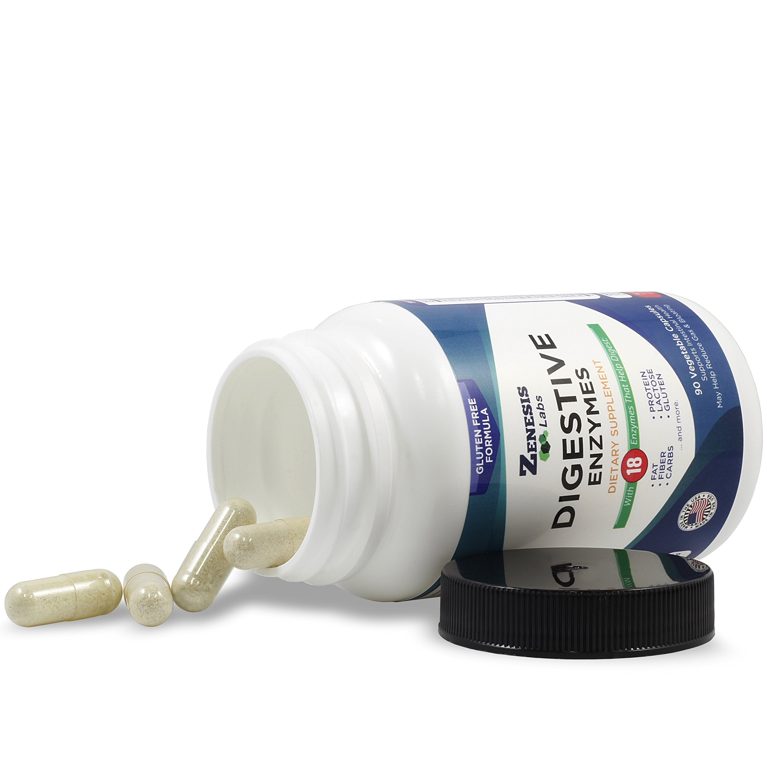 Zenesis Labs Multi-Enzymes Supplement 68g ingredients list