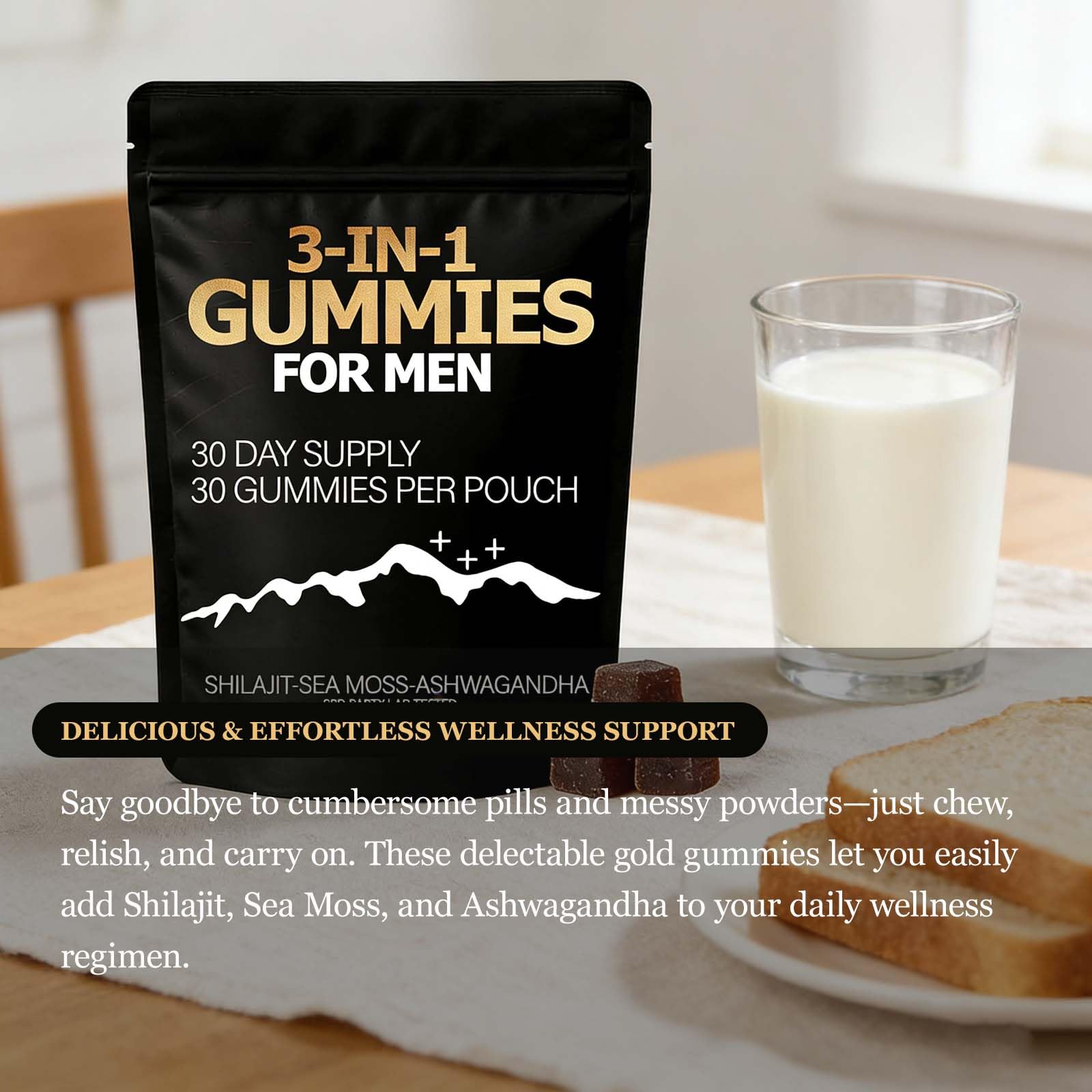 Zenith Gummies 100g package dimensions