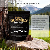 Zenith Gummies displayed with fresh ingredients