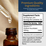 Zenith Labs Nano C Vitamin C Liquid Supplement dropper