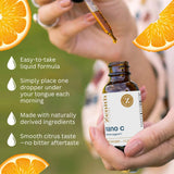 Zenith Labs Nano C Vitamin C Liquid Supplement side view