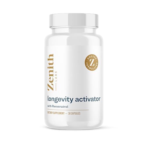 Zenith Labs Resveratrol Supplement 25mg front view of packaging