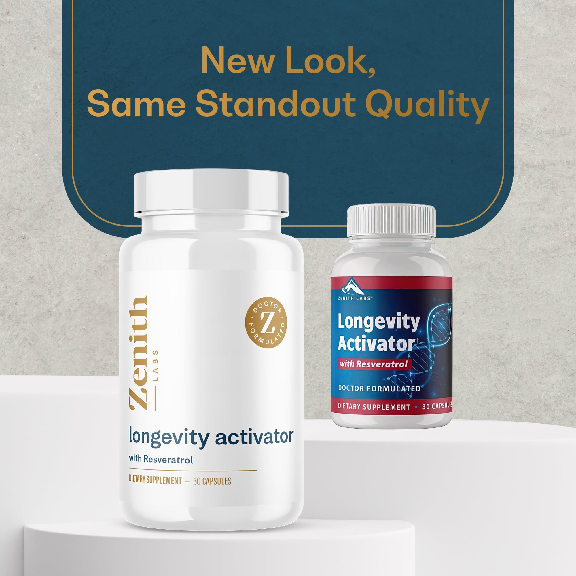Zenith Labs Resveratrol Supplement 25mg product details on a label