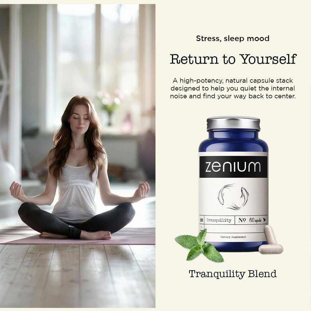 Zenium Sarpagandha Supplement bottle side view with label