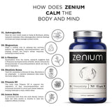 Zenium Sarpagandha Supplement ingredients list on packaging