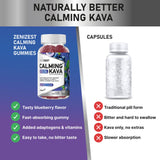 ZeniZest Calming Kava gummies with a measuring spoon