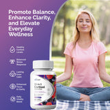 ZeniZest Cortisol Reducer Gummies bottle with mixed berry flavour