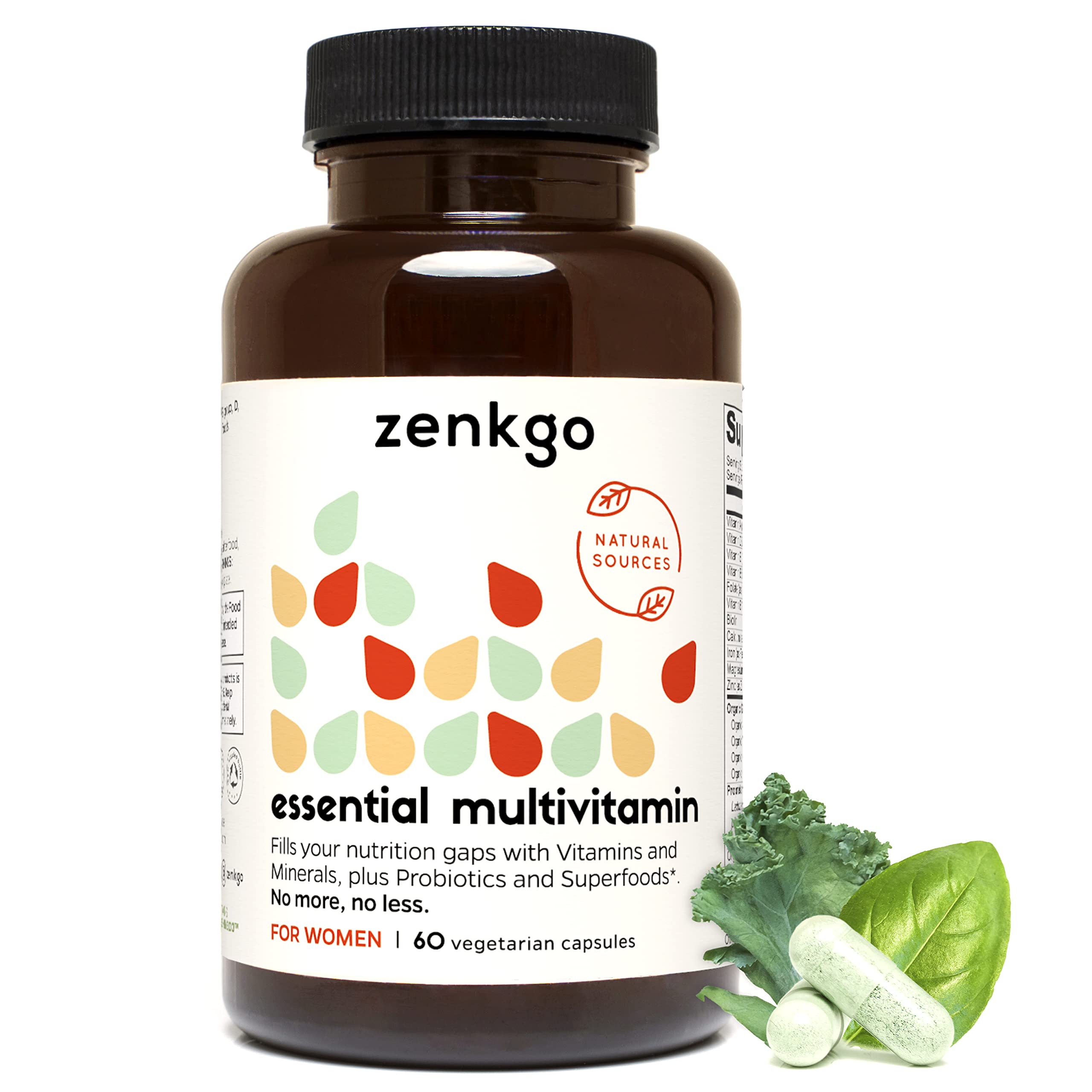 Zenkgo Multivitamin Capsules 4 in 1 Formula front view