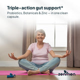 Zenmen H.Pylori Support Probiotic Capsules on wooden table