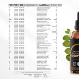 Zenmen Japanese Knotweed Tincture with a measuring spoon