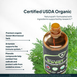 Zenmen Sweet Wormwood Liquid Extract packaging close-up