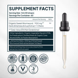 Zenmen Sweet Wormwood Liquid Extract with dropper in lifestyle setting