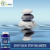 ZenNutri Calm Valerian Root Supplement displayed with herbal ingredients