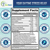 ZenNutri Calm Valerian Root Supplement on a wooden table