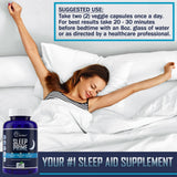 ZenNutri Sleep Supplement 60 Capsules side view