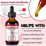 Zenpaws Liquid Iron Supplement for Cats back view