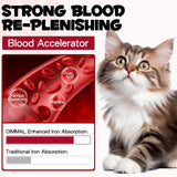 Zenpaws Liquid Iron Supplement for Cats in a pet care setting
