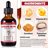 Zenpaws Liquid Iron Supplement for Cats with food mixing example