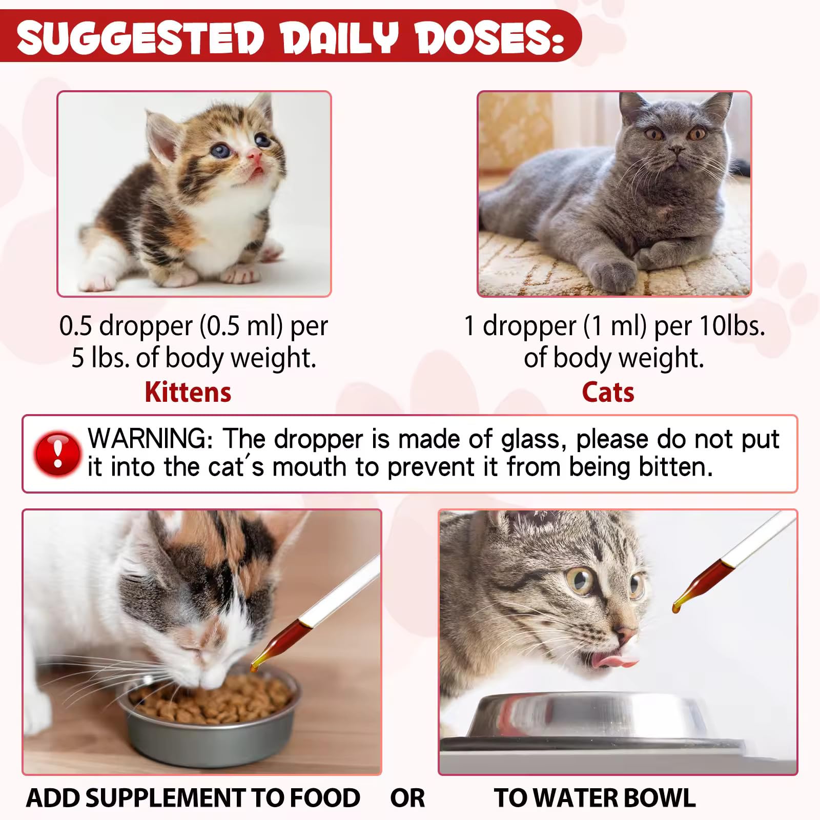 Zenpaws Liquid Iron Supplement for Cats with measuring spoon