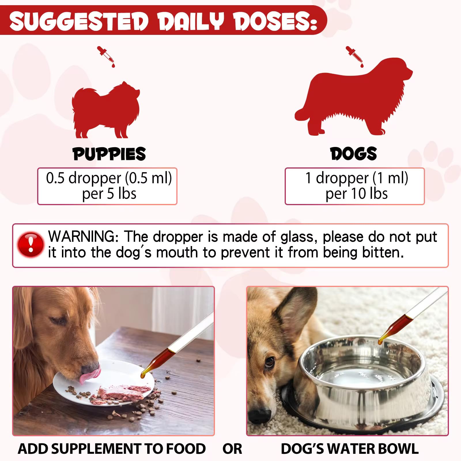 Zenpaws Liquid Iron Supplement for Dogs 181g with measuring cap
