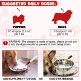 Zenpaws Liquid Iron Supplement for Dogs 181g with measuring cap