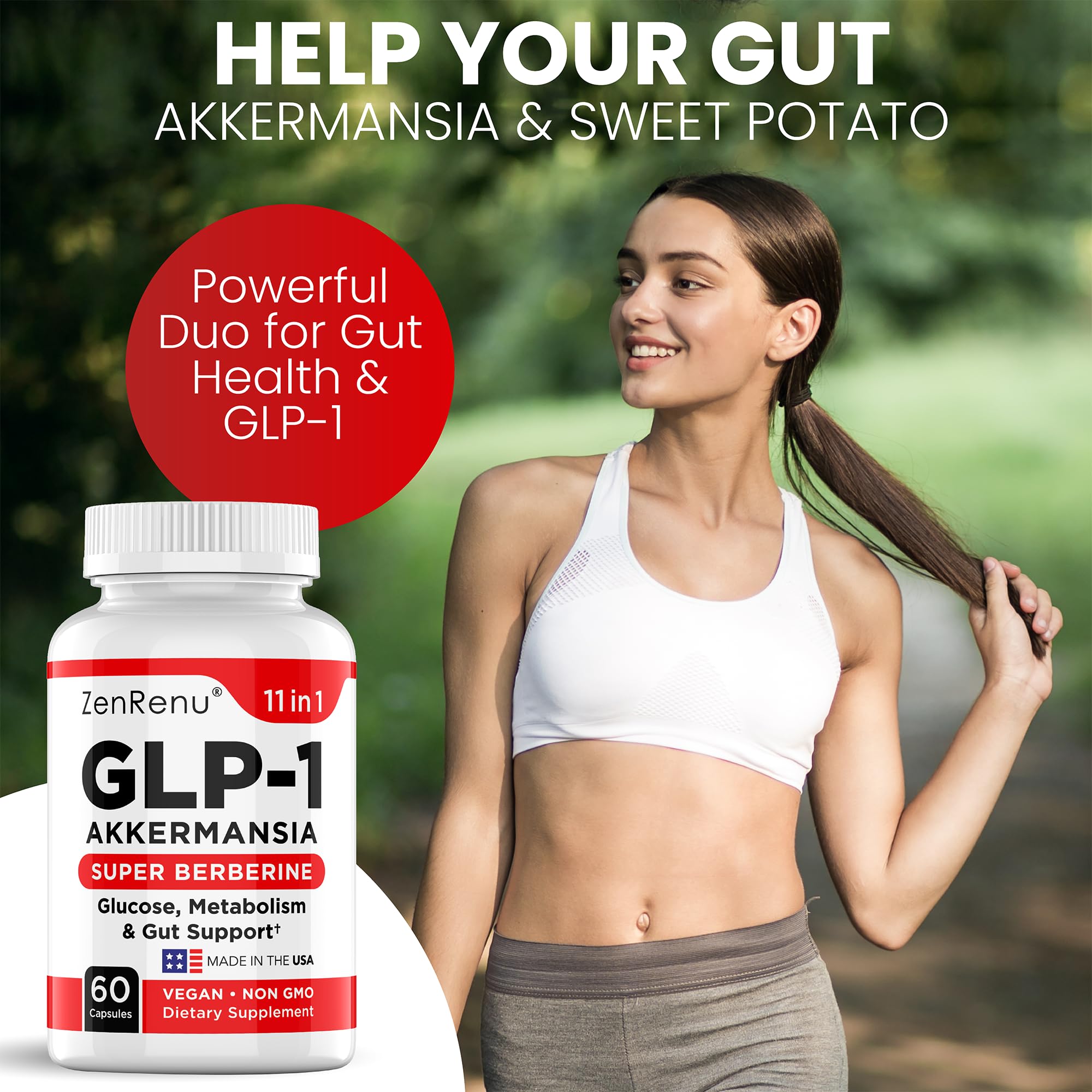 Zenrenu 11-in-1 GLP-1 Support Supplement lifestyle scene