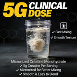 ZentaCore Creatine Monohydrate stick pack opened with powder