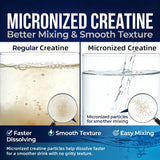 ZentaCore Creatine Monohydrate stick packs in a gym bag