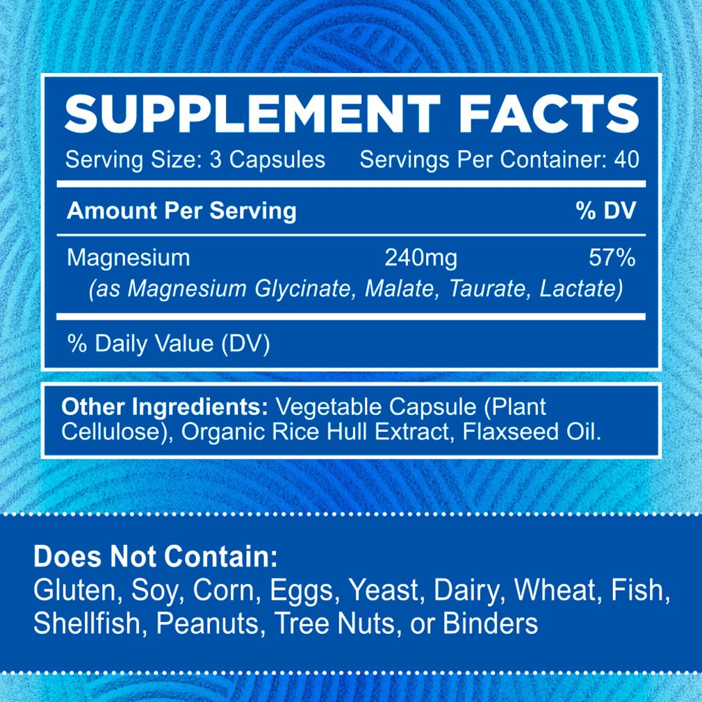 Zentastic Magnesium Complex 240mg bottle with a measuring spoon