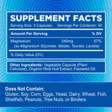 Zentastic Magnesium Complex 240mg bottle with a measuring spoon