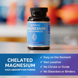 Zentastic Magnesium Complex capsules on wooden table