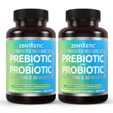 Zentastic Probiotic Supplement front view with capsule bottle