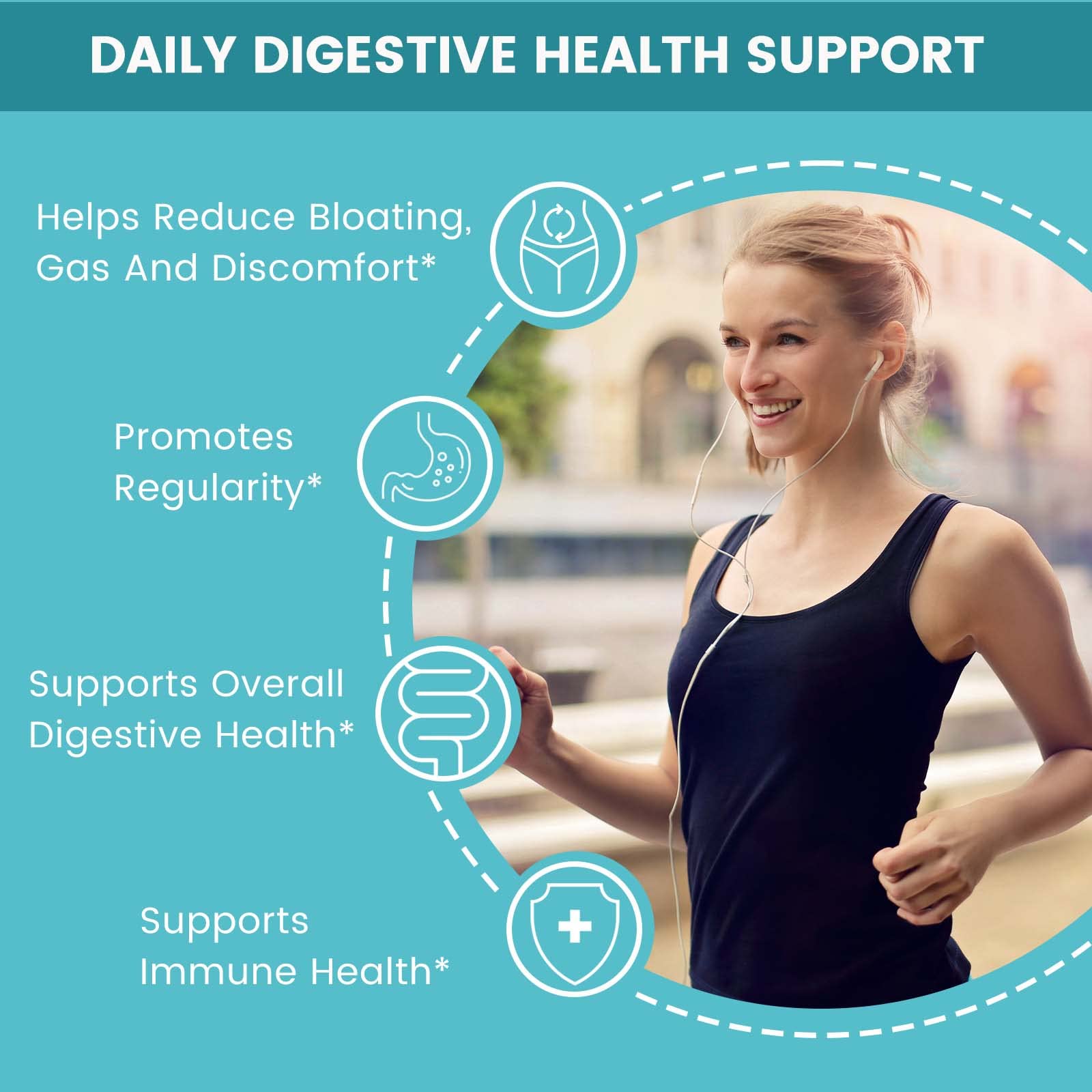 Zentastic Probiotic Supplement on a wooden table