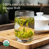 ZenVerdant Longjing Green Tea packaging back view
