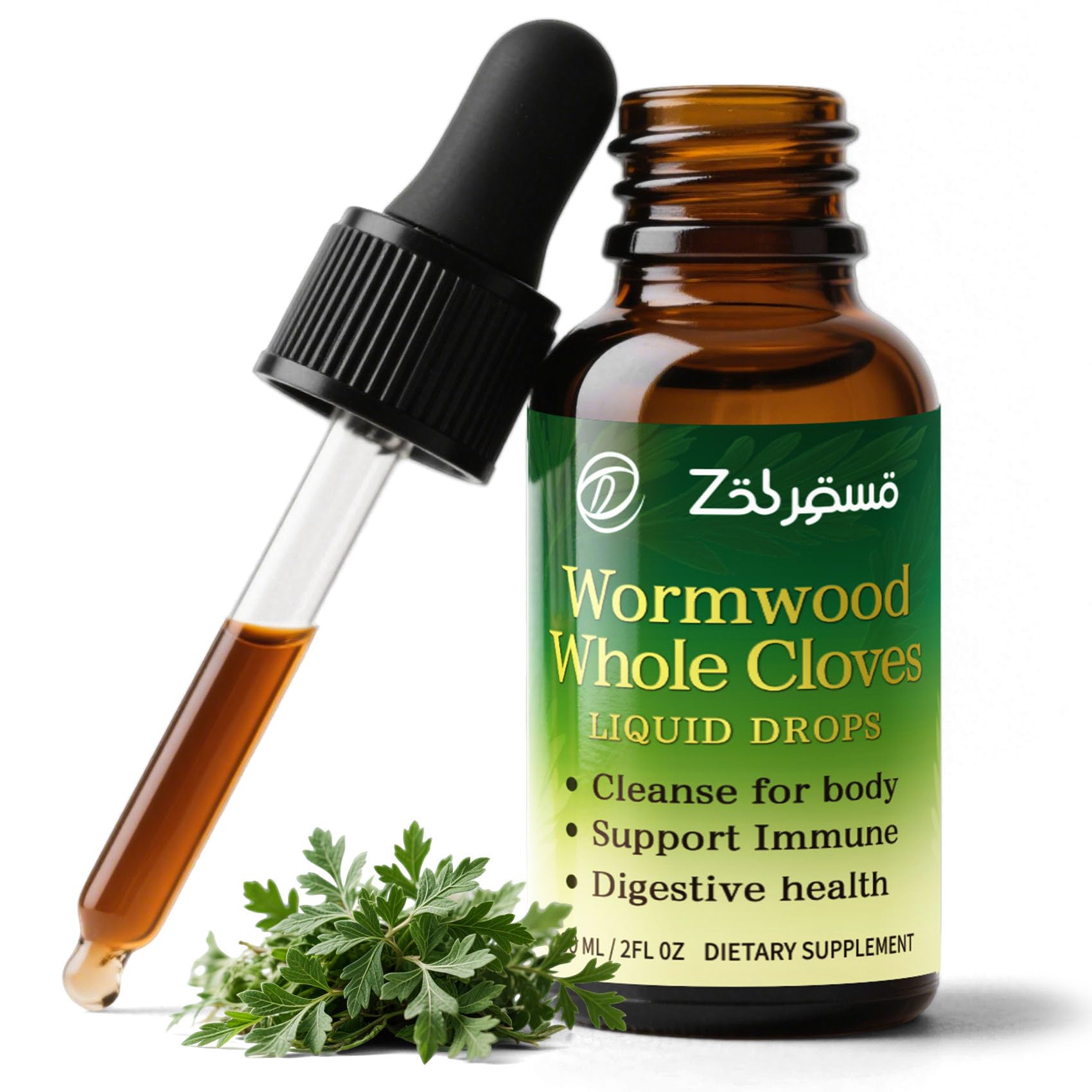 ZENVIVIAN Herbal Supplement Liquid Drops 60ml with ingredients displayed