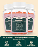 Zenvorica Feminine Balance Gummies 150g side view showing gummy texture